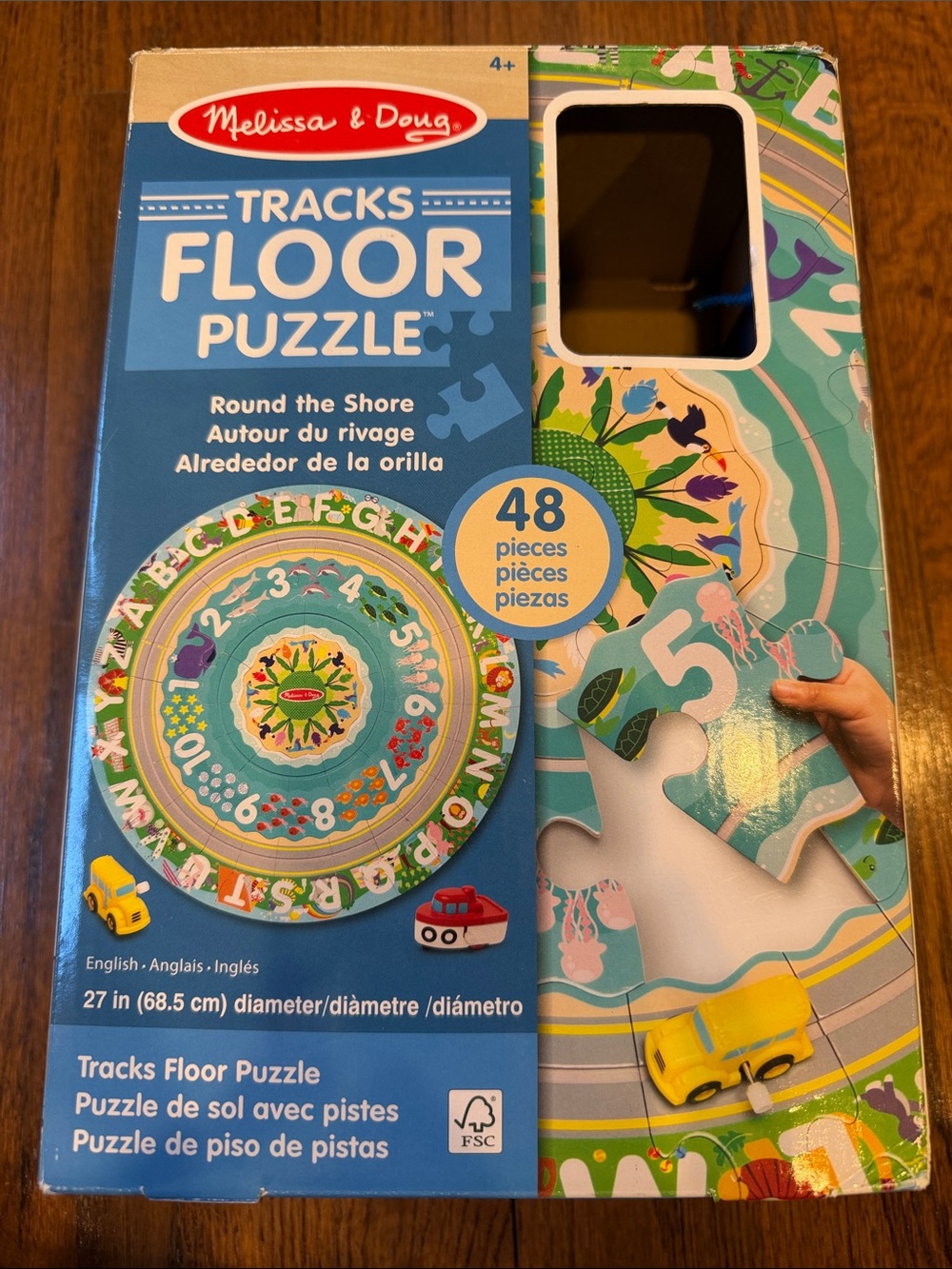 Melissa & Doug Tracks Floor Puzzle